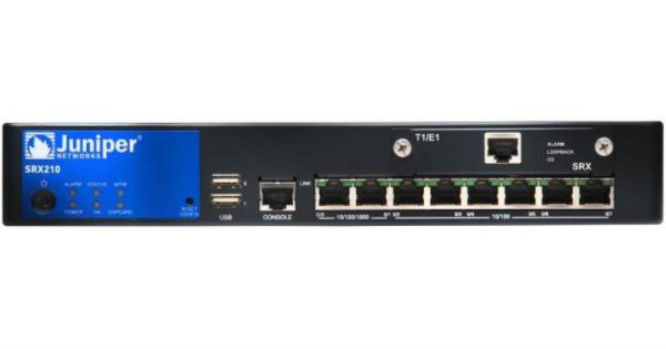 Шлюз безопасности Juniper SRX210BE, SRX210BE