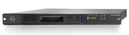 Библиотека ленточных накопителей Dell PowerVault TL1000 (Базовая конфигурация, 1U, Single LTO9 SAS Drive)