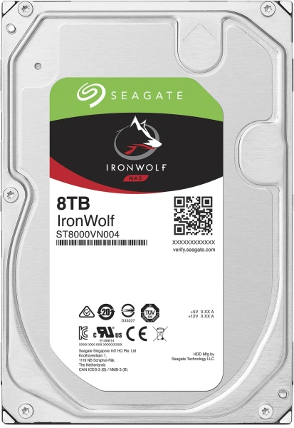 Жесткий диск Seagate IronWolf NAS ST8000VN004 (8TB, SATA3, 7200 RPM, 256MB Cache) Жесткий диск Seagate IronWolf NAS ST8000VN004 (8TB, SATA3, 7200 RPM, 256MB Cache)