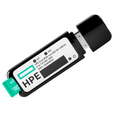 Флеш-накопитель HPE 32GB microSD RAID1 USB Boot Drive, P21870-001