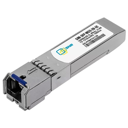 Модуль SNR SFP WDM, дальность до 20км (14dB), 1310нм, LC, SNR-SFP-W35-20-LC