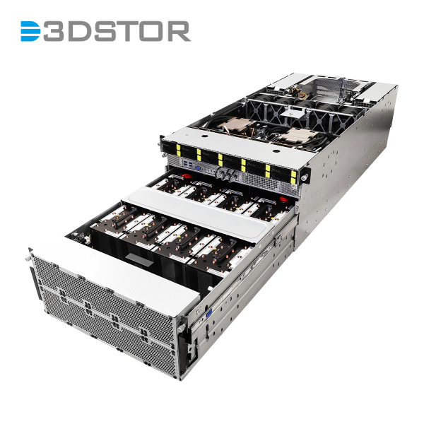 Сервер GPU ASRock 6U8M-TURIN2 SYN MI300X 1 x 8 x GPU with Infinity Fabric UBB 2 x AMD EPYC 9654 (96 cores, 2.4GHz) 24 x 96GB DDR5-6400 RDIMM 4 x 3.84TB NVME U.2 SSD 2 x 960GB NVMe U.2 SSD 1 x Broadcom P2100G(2x100GbE) 3-y warranty