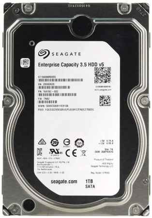 Жесткий диск Seagate Enterprise Capacity 1ТБ SATA III 3.5", ST1000NM0055, 0TW8VV