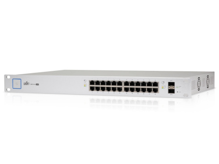 Коммутатор Ubiquiti UniFi Switch US-24-250W с 24 портами Gigabit Ethernet и поддержкой PoE, мощность 250W