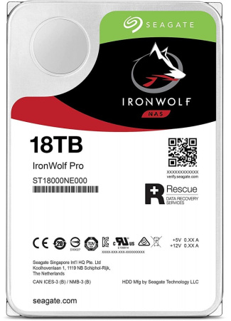 Жесткий диск Seagate IronWolf Pro 18ТБ [ST18000NE000]