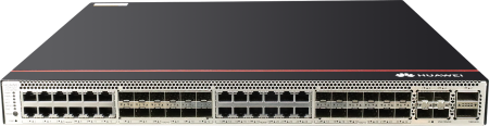 ​Коммутатор Huawei S5732-H48XUM2CC, 24 оптических порта 10G SFP+, 24 электрических порта 100M/1G/2.5G/5G/10G Base-T Ethernet, 4 порта 25G SFP28, 2 порта 40G QSFP+ или 2 порта 100G QSFP28, поддержка PoE++