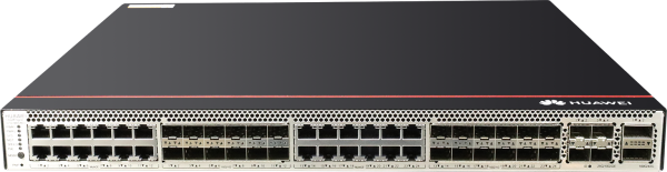 Коммутатор Huawei S5732-H48XUM2CC, 24 порта 10G SFP+, 24 порта 100M/1G/2.5G/5G/10G Base-T Ethernet, 4 порта 25G SFP28, 2 порта 40G QSFP+ или 2 порта 100G QSFP28, поддержка PoE+