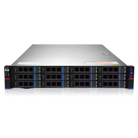 Сервер Gooxi ASR201-S08R2 (1x AMD EPYC 7543 2.80GHz 32C/64T, 4x 32GB DDR4 3200MHz ECC REG, 2x 1.2TB SAS 10000RPM 2.5", 2x 800W PSU, 2x Gigabit сетевые карты, RAID-контроллер Broadcom 9361-8i 1GB Cache, поддержка PCIe 4.0 x8 и x16, 3 года гарантии)