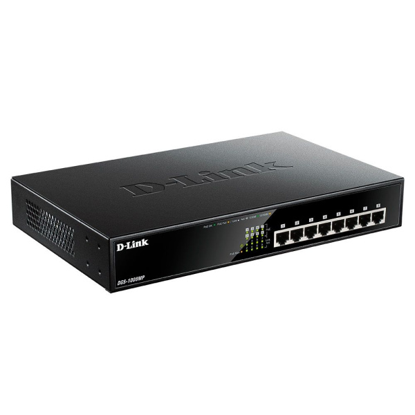 Коммутатор Ethernet D-Link DGS-1008MP