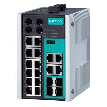 Коммутатор Moxa EDS-518E-MM-SC-4GTXSFP-T