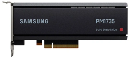 Накопитель Samsung SSD PM1735 MZPLJ12THALA-00007, 12.8TB, HHHL, NVMe, PCIe 4.0 x8, V-NAND, R/W 8000/3800MB/s, IOPS 1 500 000/250 000, TBW 70080